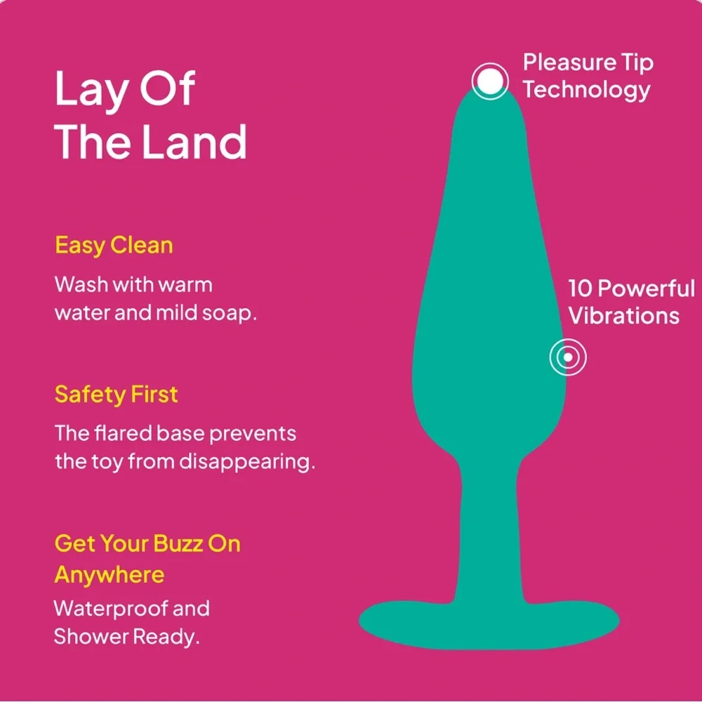 Hello cake | Buzzy Plug A Vibrating Toy For Backside Play Rechargeable Pleasure